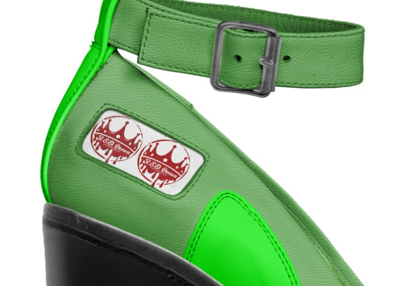 Fresh Lime Life -  Ankle Strap Heel