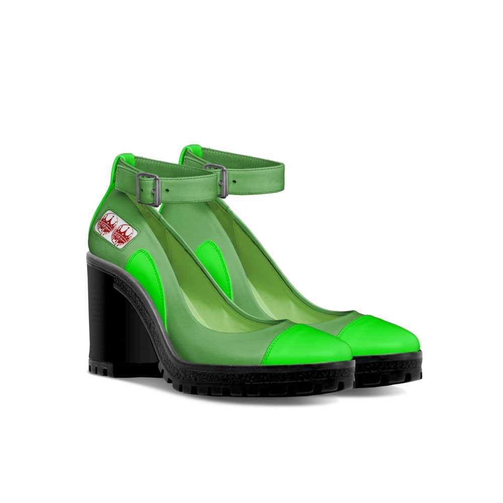 Fresh Lime Life -  Ankle Strap Heel